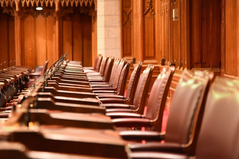 Empty court room